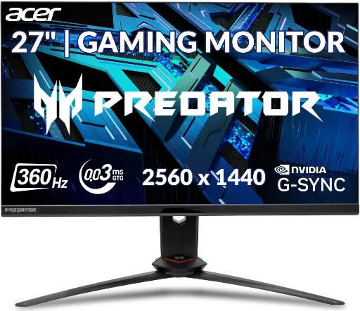 27" Acer Predator XB273U 1440p IPS QHD 360Hz Gaming Monitor Deal