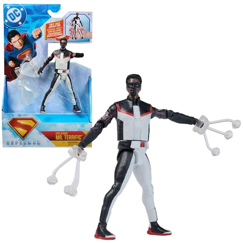 DC Comics Superman Mr. Terrific Epic Strike Action Figure 6-Inch