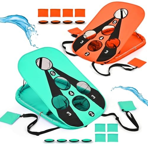 ROPODA 2 Pack Pool Cornhole Board Set 3ft x 2ft