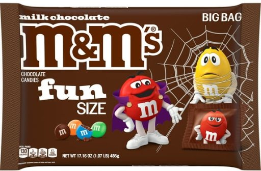 M&M's Fun Size Milk Chocolate Candy 17.16 oz Bulk Bag