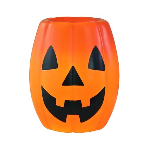 Mr. Halloween 18 in Jack-O-Lantern Candy Bowl with LED Lights