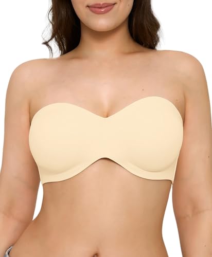 Popilush Strapless Unlined Underwire Bra Deal