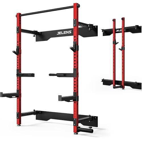 JELENS Folding Wall Mounted Squat Rack SF01
