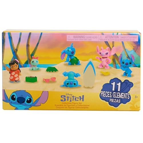 11-Piece Disney Stitch Collectible Figure Set Deal