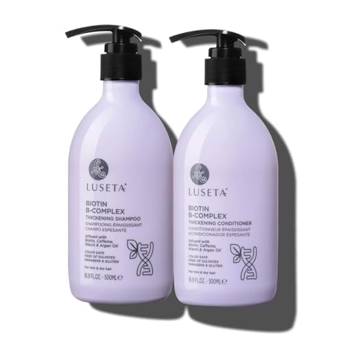 Luseta Biotin B-Complex Shampoo & Conditioner Set, 2-Pack (16.9oz each)