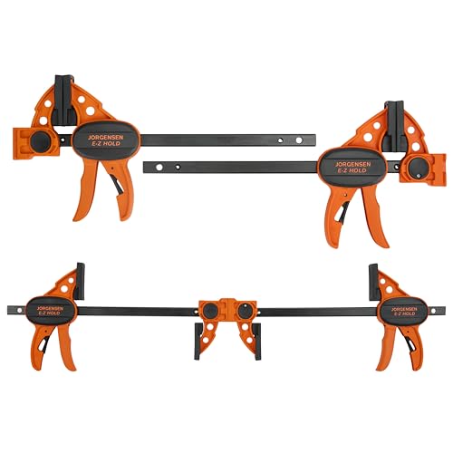 Jorgensen 6" Bar Clamps for Woodworking 4-Pack