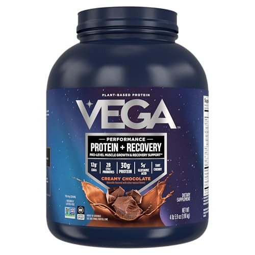 Vega Performance 4.4lbs Protein + Recovery (Chocolate, 45 Servings)