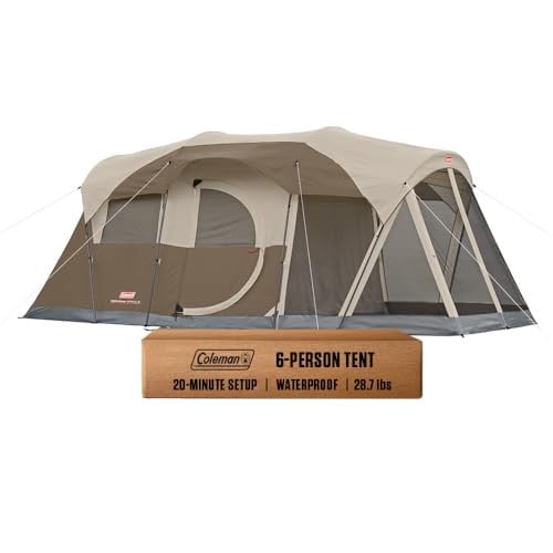 Coleman WeatherMaster Camping Tent with Screened Porch Deal