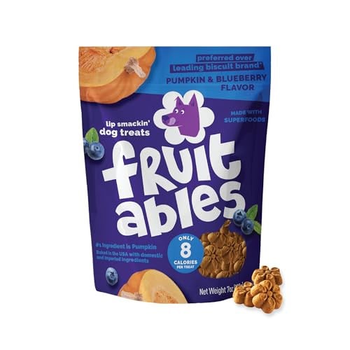 Fruitables Pumpkin & Blueberry Dog Treats 7-Oz Deal