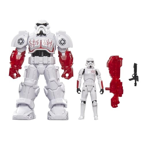 STAR WARS Epic World of Action Stormtrooper Mech Force Suit, 6.5-Inch Mech Suit & 4-Inch Action Figure