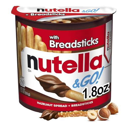 Nutella & GO! Hazelnut and Cocoa Spread with Breadsticks 1.8-Oz