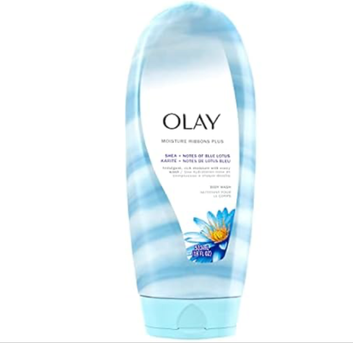Olay Moisture Ribbons Plus Shea + Notes of Blue Lotus Body Wash 18 oz Deal