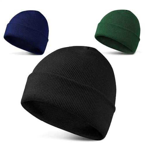3-Pack LAKIBOLE Beanie Hats