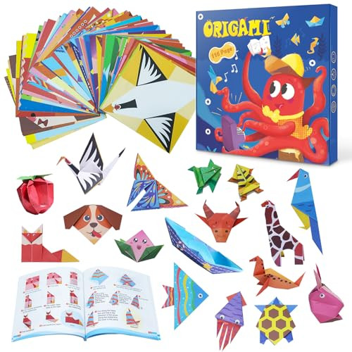 Nischa Origami Kit for Kids 108-Sheets
