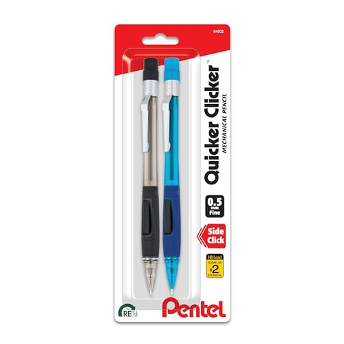 Pentel Quicker Clicker Automatic Pencils 6-Pack