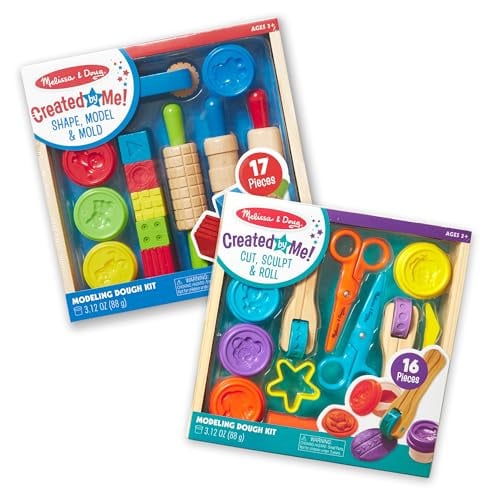 Melissa & Doug Modeling Dough & Sculpting Tools Set w/ 8 Tubs Deal