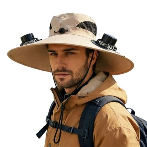 Sun Hat with Fan Wide Brim Bucket Hats Deal