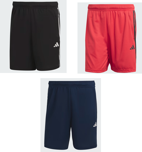 Adidas Men's Train Essentials Piqué 3-Stripes Training Shorts