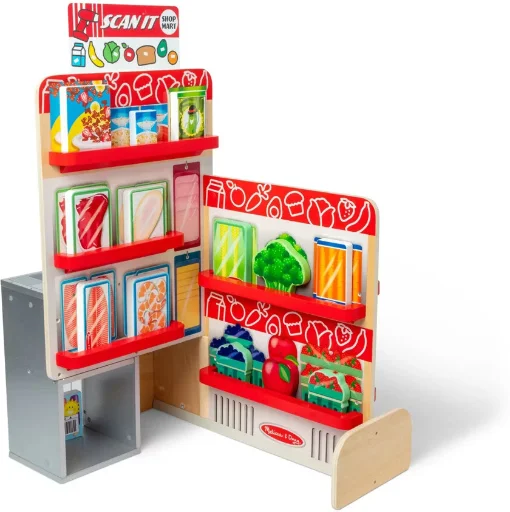 Melissa & Doug Wooden Scan It Shop Mart Play Set