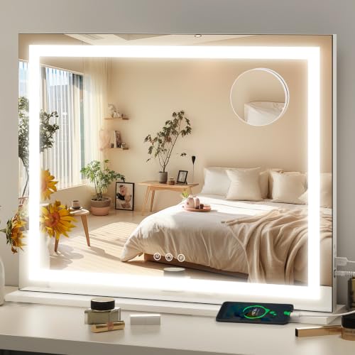 FENNIO 23" x 18" Vanity Mirror with Lights