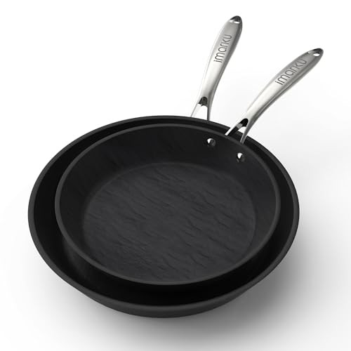 Imarku Non Stick Frying Pans - 8 & 10 inch Frying Pan Set