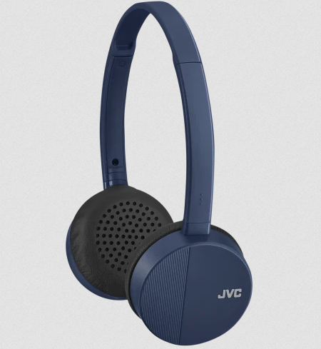 JVC On Ear Bluetooth Fold Flat Headphones (Navy) Deal
