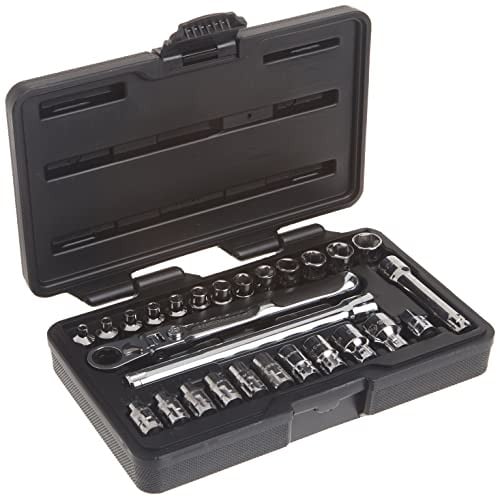 GEARWRENCH 27 Pc. 1/4" Drive 6 Pt. Pass-Thru Mechanics Tool Set Standard SAE/Metric Deal