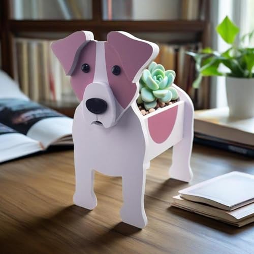 MOONZON Pet Dog Shaped Plant Flowerpot