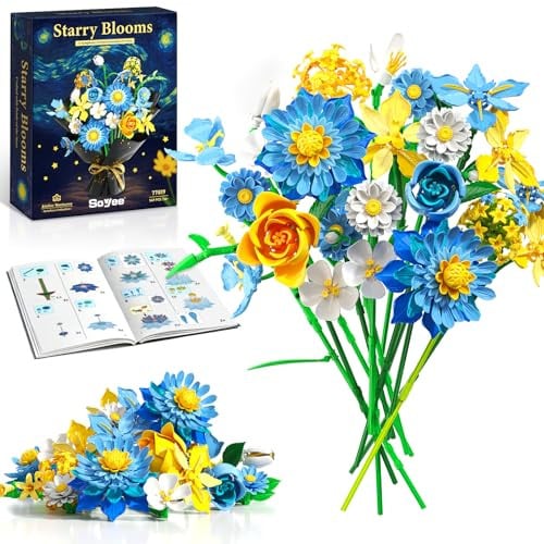 Soyee Starry Night Flowers Building Kit Botanical Collection