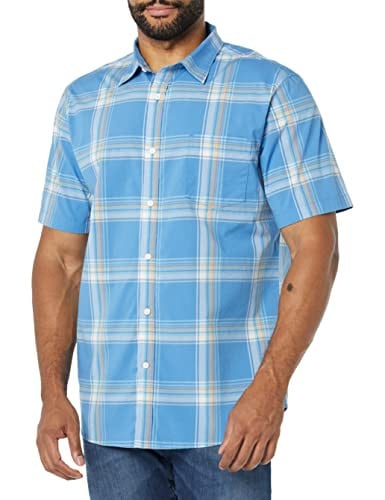 Amazon Essentials Men’s Slim-Fit Short-Sleeve Poplin Shirt Deal