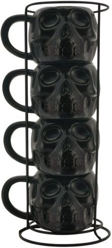 Skull Mug Set (Ghost or Skeleton)