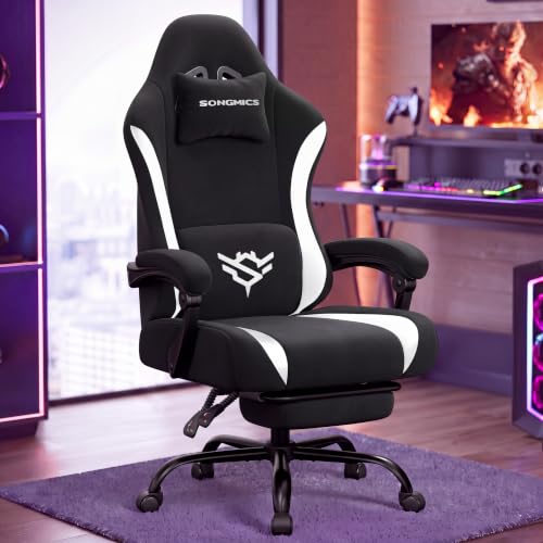 SONGMICS Ergonomic Desk/Gaming Chair with Footrest Deal