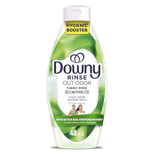 Downy RINSE & REFRESH Laundry Odor Remover and Fabric Softener (Active Fresh) 48-Oz Deal