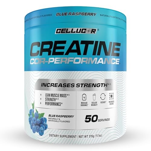 Cellucor Creatine Monohydrate Powder 50-Serving (Blue Raspberry)