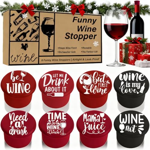 Funny Wine Stoppers 8 Pack Deal