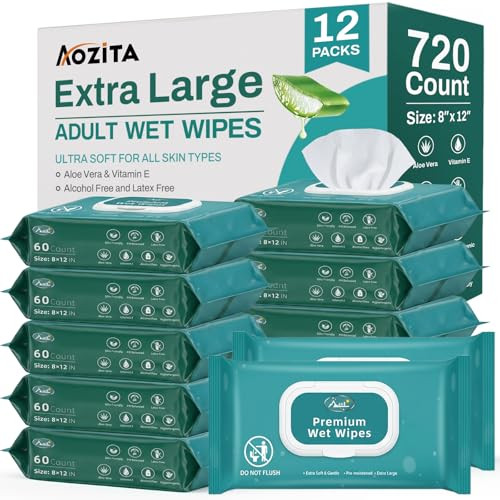Wipes for Adults 720 Count