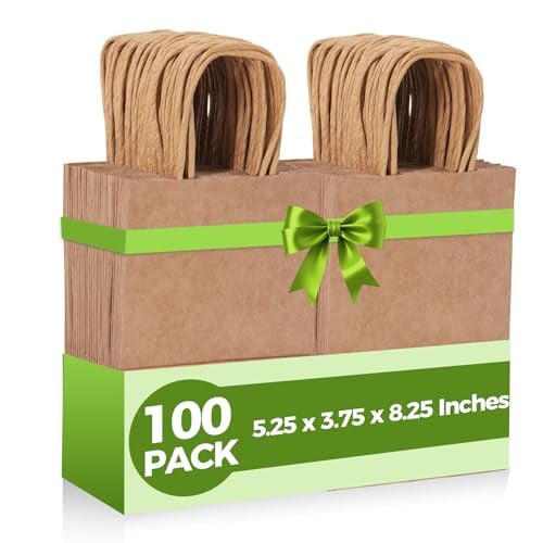 100-Pack Small Kraft Paper Bags Deal