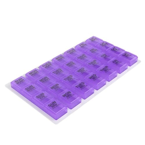 EZY DOSE 7-Day 4-Times-a-Day Weekly Pill Organizer