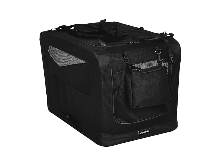 Amazon Basics Foldable Soft-Sided Pet Carrier Crate 30" Deal