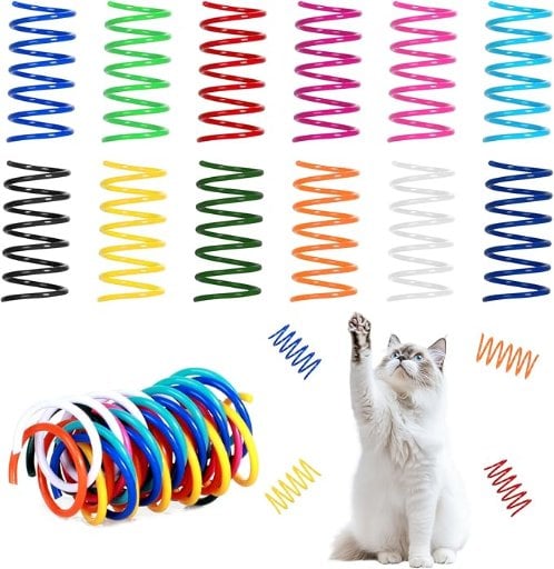 Cat Spring Toys 60 PCS Deal