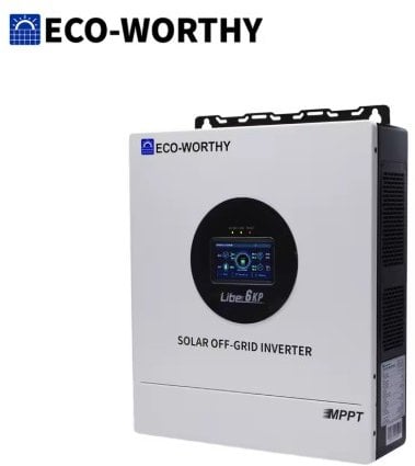 ECO-WORTHY 6KW Solar Inverter 48V DC-120V/240V AC Split Phase Off-Grid Deal