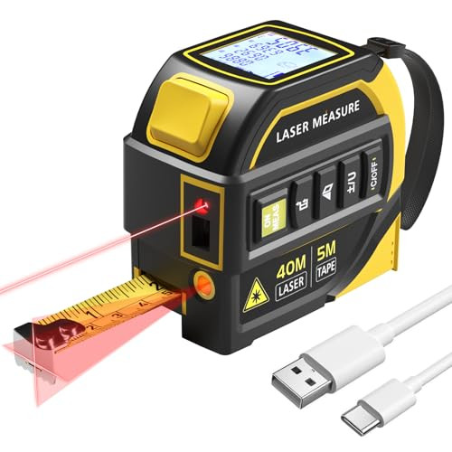 Digital Tape Measure with Laser Crosshairs