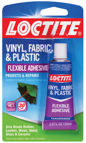 Loctite Vinyl, Fabric & Plastic High Strength Polyurethane Clear Flexible Adhesive 1 oz Deal