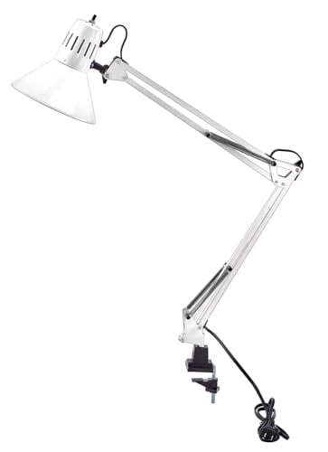 Bostitch Office VLF100-WHT Swing Arm Desk Lamp with Clamp Mount Deal