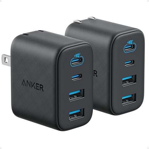 Anker Zolo 2-Pack 4-Port 50W USB-C & USB-A Wall Chargers Deal