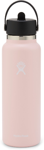 Hydro Flask Wide-Mouth Vacuum Water Bottle with Flex Straw Cap 40 fl. oz