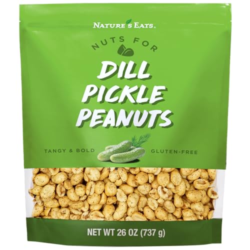 Nature’s Eats Dill Pickle Peanuts 26 Oz