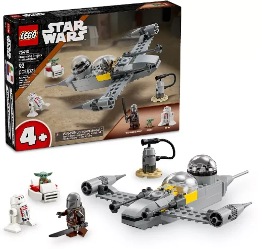 LEGO Star Wars: The Mandalorian Mando and Grogu's N-1 Starfighter Building Toy 75410 Deal