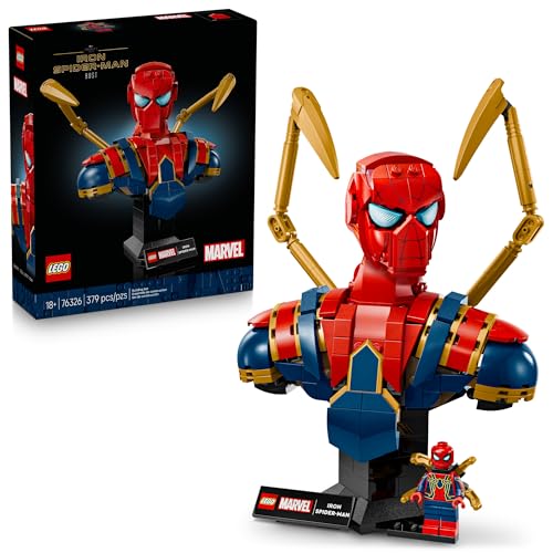 LEGO Marvel Super Heroes Iron Spider-Man Bust Building Kit 379-Piece