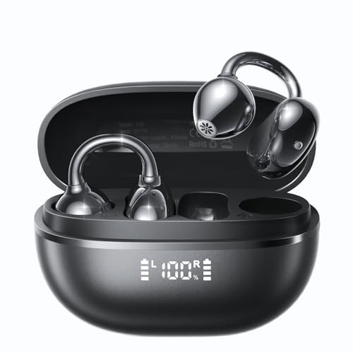 Kinglucky ClipFree A20 Open-Ear Earbuds (Black)